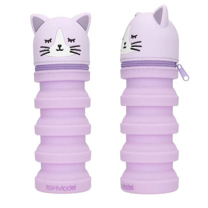 TOPModel Estuche de silicona para lápices gato BLOOMING KITTY