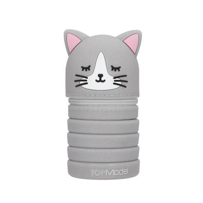 TOPModel Estuche de silicona para lápices gato BLOOMING KITTY