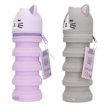 TOPModel Estuche de silicona para lápices gato BLOOMING KITTY