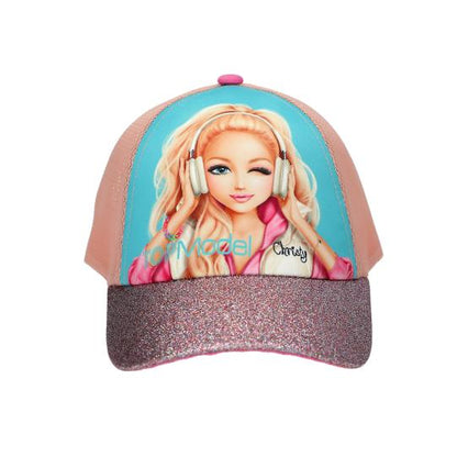 TOPModel gorra estampada con purpurina MUSIC
