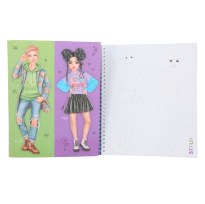 TOPModel Create you cuarderno para colorear