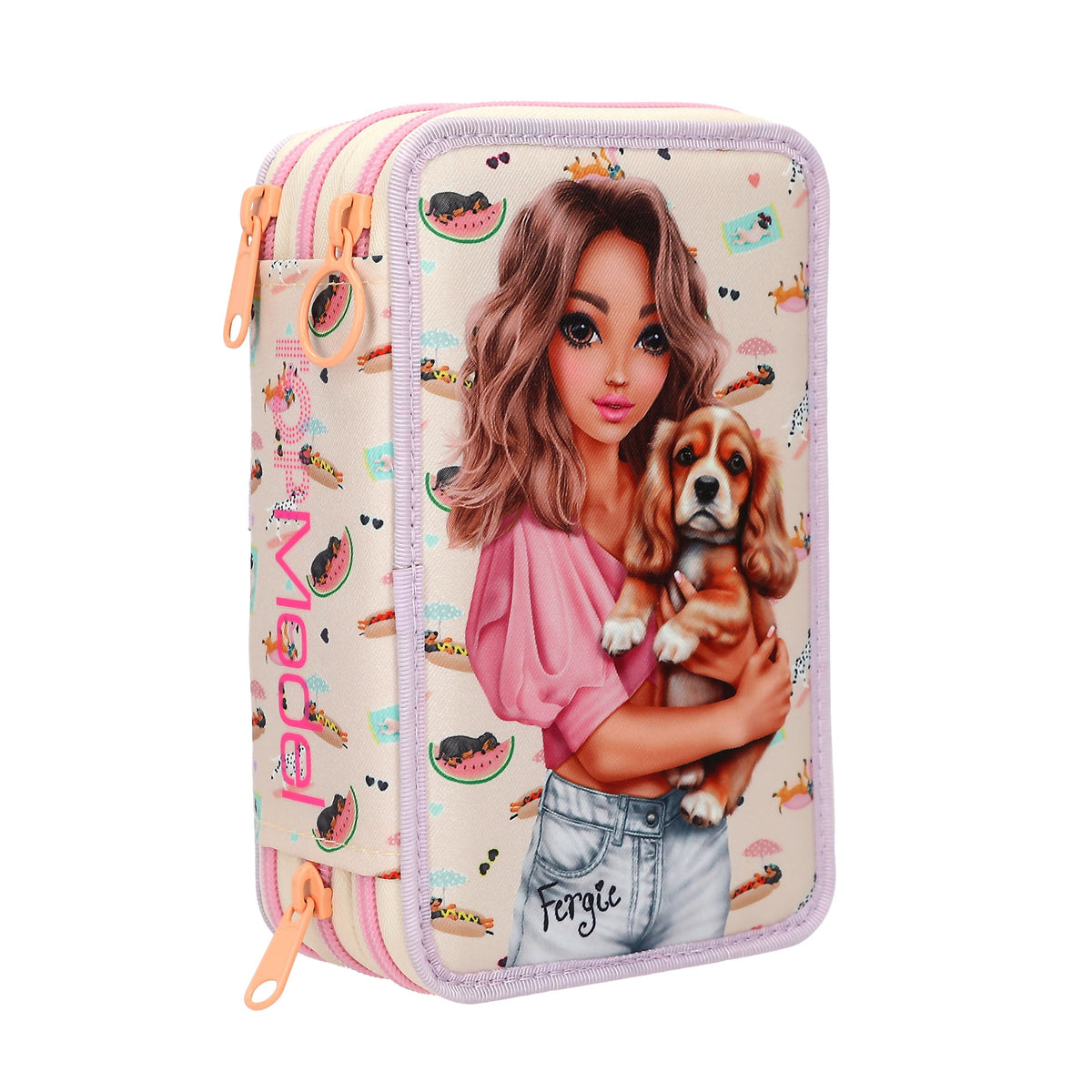 TOPModel estuche triple SUNNY DOG