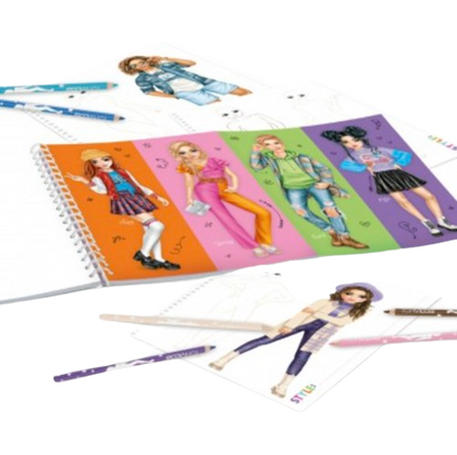 TOPModel Create you cuarderno para colorear