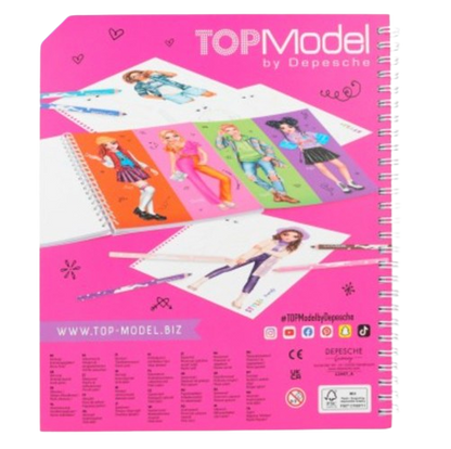 TOPModel Create you cuarderno para colorear