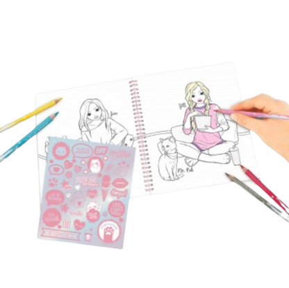 TOPModel Libro para colorear CUTIE STAR