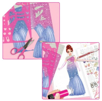 TOPModel Cuaderno para colorear Create your Glamour Special