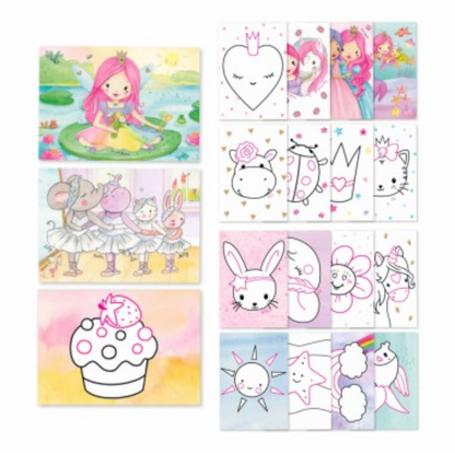 Princess Mimi set creativo pegamento de purpurina