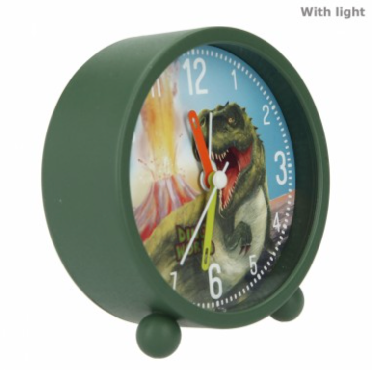 Dino World reloj despertador