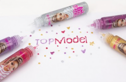 TOPModel gel con purpurina