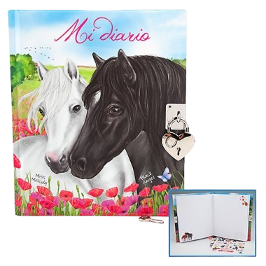 Diario Miss Melody con llave y candado