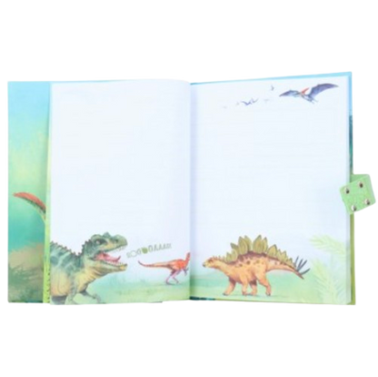 Dino World diario con código y sonido