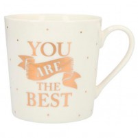 Taza YOU ARE THE BEST en dorado