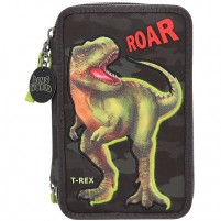Dino World Estuche triple T-Rex