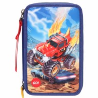 Monster Cars estuche triple Monster Truck