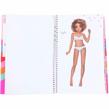 Top Model Cuaderno Grande Dress Me Up Depesche - Juguetes Fancy