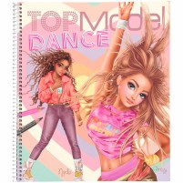 Cuaderno para colorear TOPModel DANCE