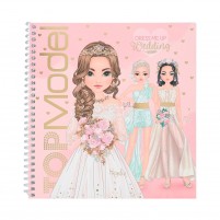 Cuaderno con calcomanías TOPModel Dress me up Wedding