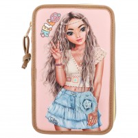 TOPModel estuche triple CORAZÓN HIPPIE