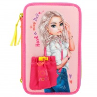 Estuche triple TOPModel con bolsillo frontal aplicado