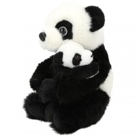 Mamá panda de peluche TOPModel con bebé WILD