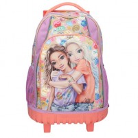 TOPModel mochila escolar con ruedas GIRL POWER
