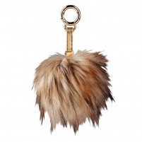 Llavero Pompón natural